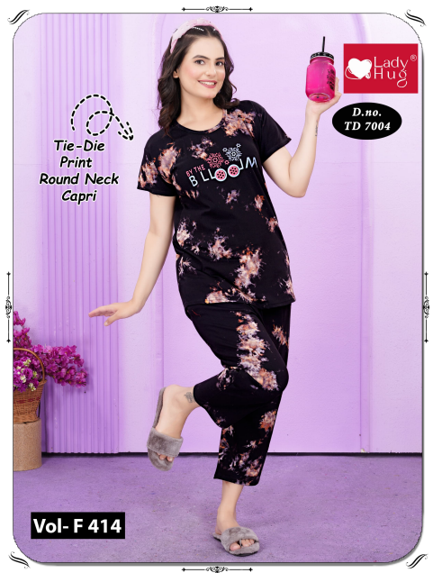 Tie-die print r/n capry set TD 7004 (Vol - F 414)
