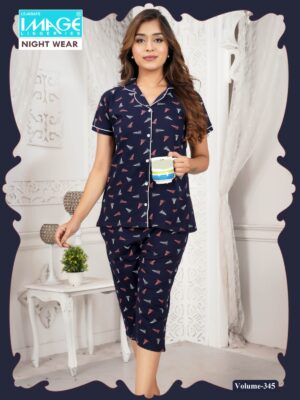 Sinker caller print capri set SN 7772 (Vol - 345) - Image 2